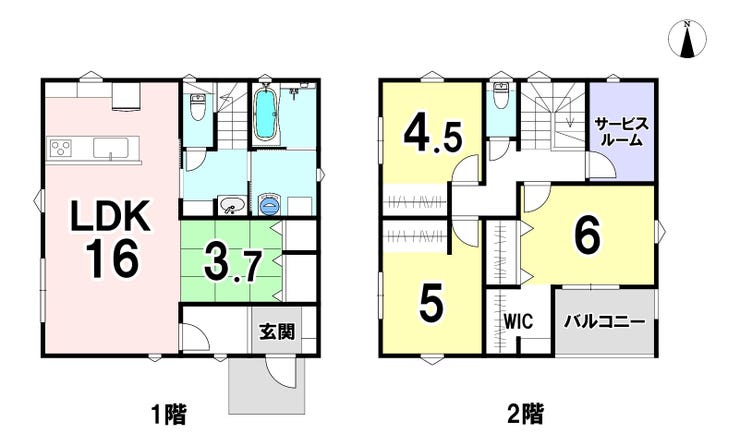 【間取り】
3SLDK+畳コーナー
