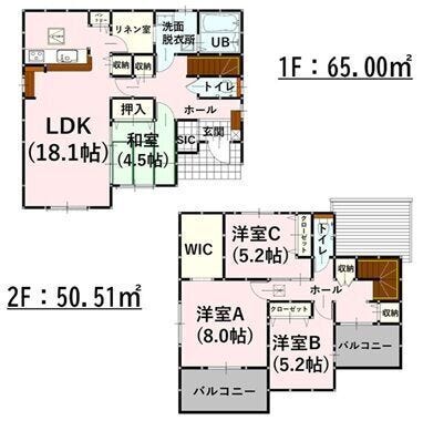 【間取り】
■3号棟・4LDK■