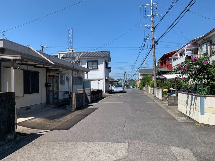 交通量が少ないので駐車もしやすいですね。