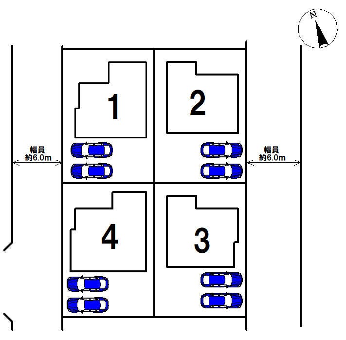 【全体区画図】
1号棟