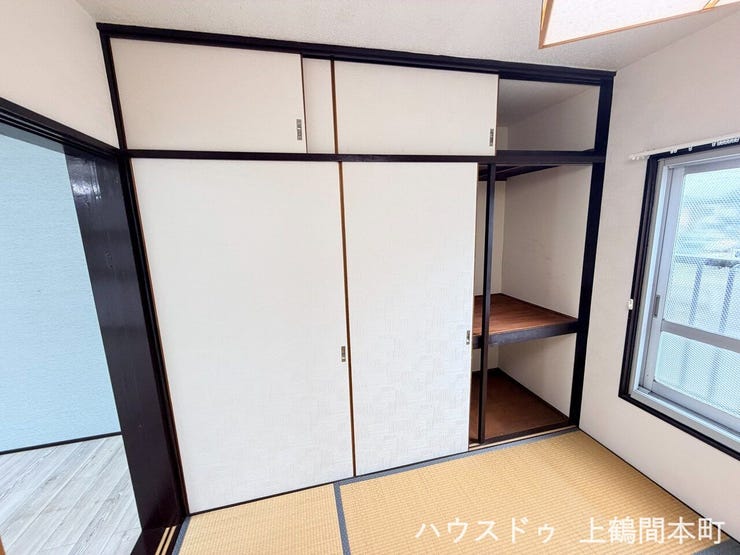 来客用のお布団もしっかり収納できる、便利な押入スペース