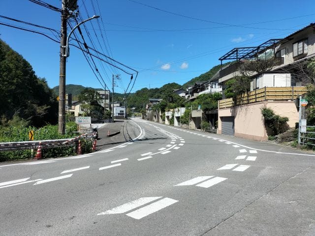 南西道路 南から北方向