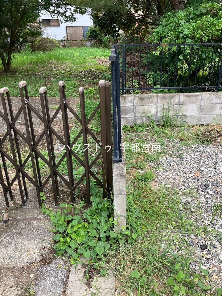 北側 境界付近
