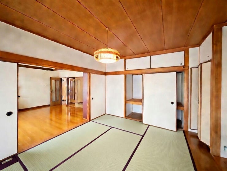 AI加工しています。 このようにリノベしても良いと思います。
現況は、リノベ前です。