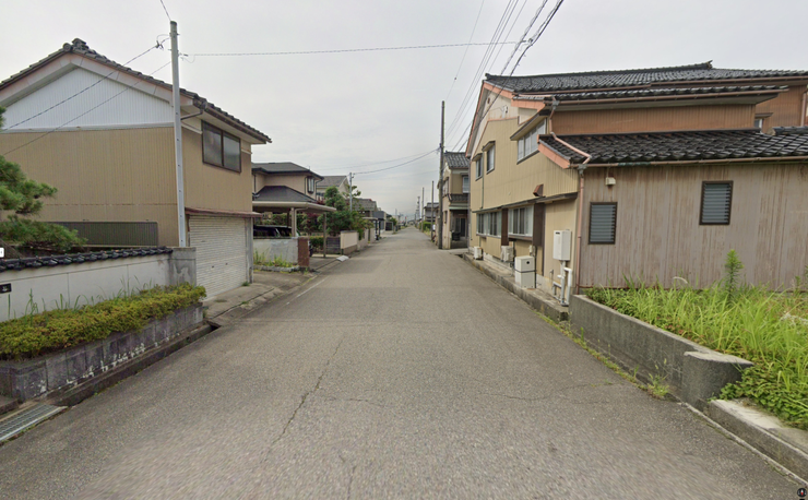 前面道路北側からの画像