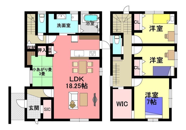 【間取り】
4LDK+S