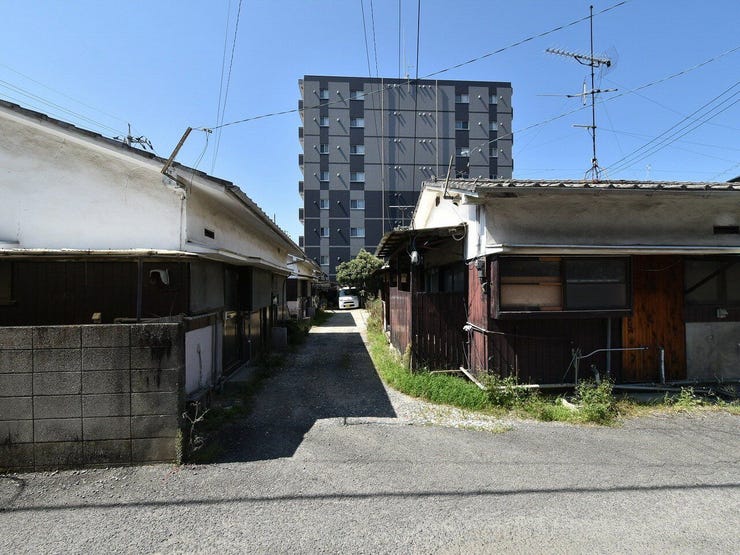 分譲予定地全体を東側より撮影
