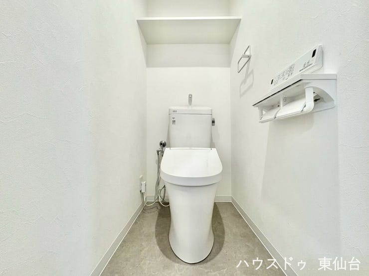 温水洗浄機能付きです!