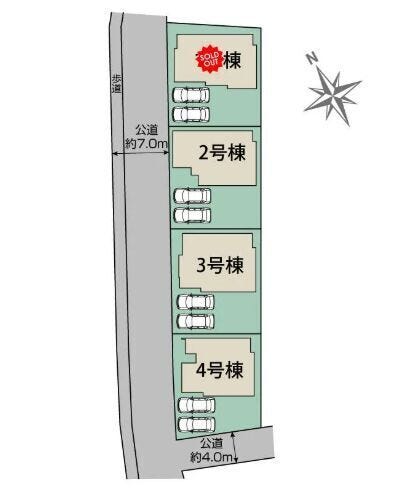 ■3号棟・車2台駐車可能■