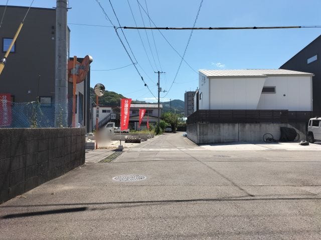 西側道路 北から南方向