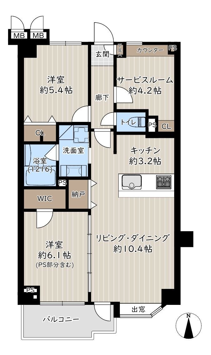 【間取り】
南向き・2階部の2SLDK。新規リノベーション済・ウォークインクローゼット+納戸付きで収納スペースが充実。エアコン1台付き+家具付きで初期費用を抑えられます。