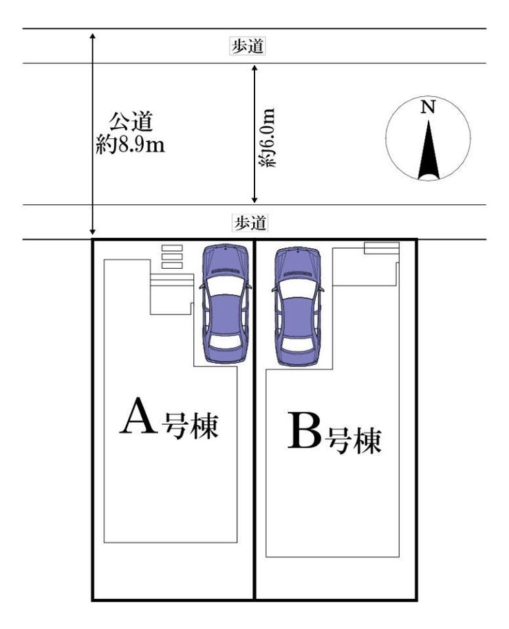 ◎区画図:B号棟