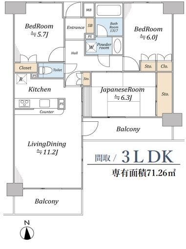 【間取り】