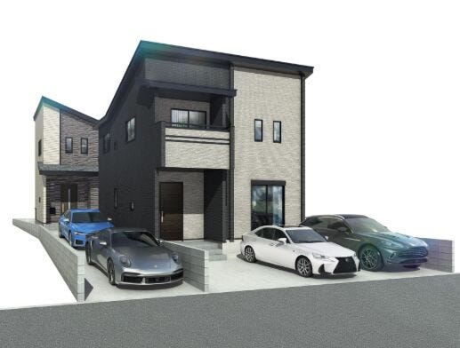 【外観】
■所在地:大野城市上大利2丁目 11-7
■建物構造:木造
■駐車台数:2台
■現況:建築中(2026年12月完成予定)
■引渡日:相談
※掲載画像は完成予想イメージ図です。