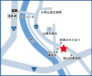 ハウスドゥ  岡山平井の地図