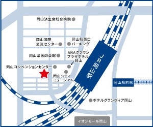 ハウスドゥ  岡山駅西口の地図