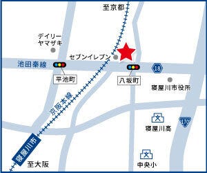 ハウスドゥ  京阪寝屋川の地図