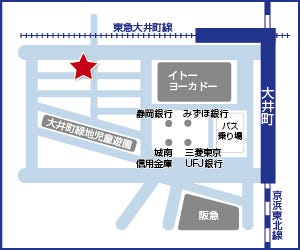 ハウスドゥ  大井町駅前の地図
