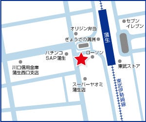 ハウスドゥ  蒲生駅前の地図