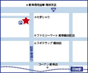 ハウスドゥ  岐阜竜田町の地図