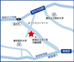 ハウスドゥ  新宿曙橋の地図