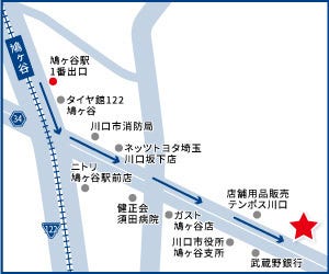 ハウスドゥ  鳩ヶ谷坂下町の地図