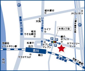 ハウスドゥ  吉川駅前の地図