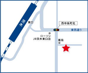 ハウスドゥ  JR茨木駅前の地図