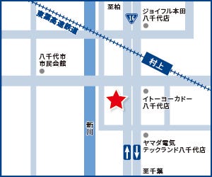 ハウスドゥ  八千代村上の地図