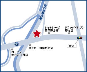 ハウスドゥ  福岡野方の地図