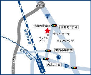 ハウスドゥ  一宮北の地図