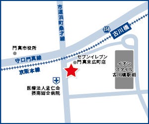 ハウスドゥ  門真古川橋の地図