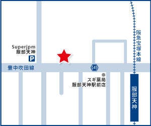 ハウスドゥ  豊中服部の地図