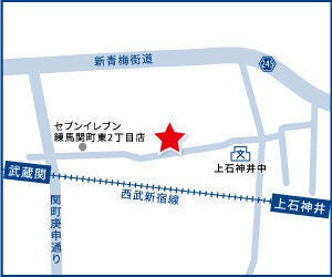 ハウスドゥ  上石神井の地図