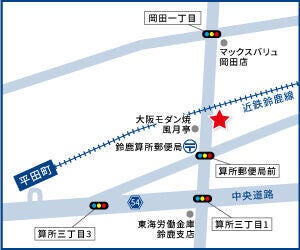 ハウスドゥ  鈴鹿平田の地図