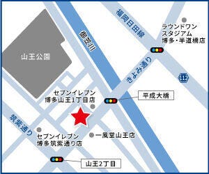 ハウスドゥ  博多山王の地図