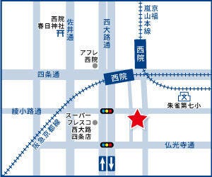 ハウスドゥ  西院三蔵町の地図
