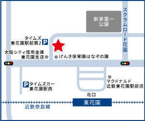ハウスドゥ  東花園駅北口の地図