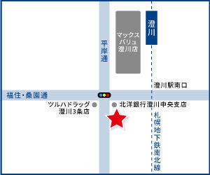 ハウスドゥ  澄川の地図