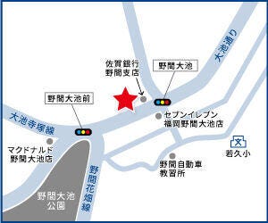ハウスドゥ  野間大池の地図