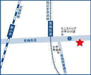 ハウスドゥ  小平青梅街道駅東の地図