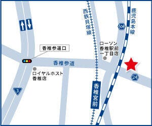 ハウスドゥ  香椎の地図