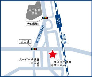 ハウスドゥ  横浜大口の地図