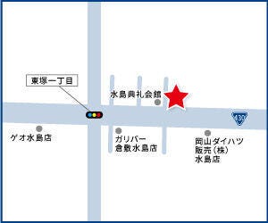 ハウスドゥ  倉敷水島の地図