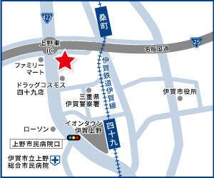 ハウスドゥ  伊賀の地図