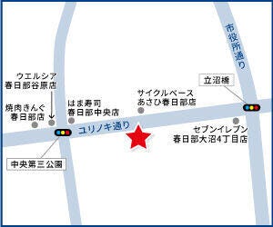 ハウスドゥ  春日部大沼の地図