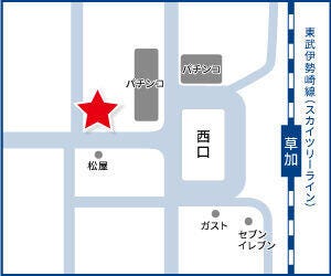 ハウスドゥ  草加駅前の地図