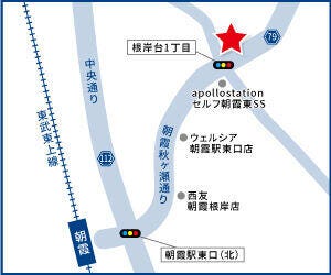 ハウスドゥ  朝霞東の地図