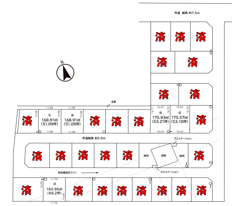 分譲区画マップ