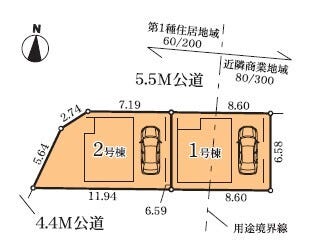 分譲区画マップ